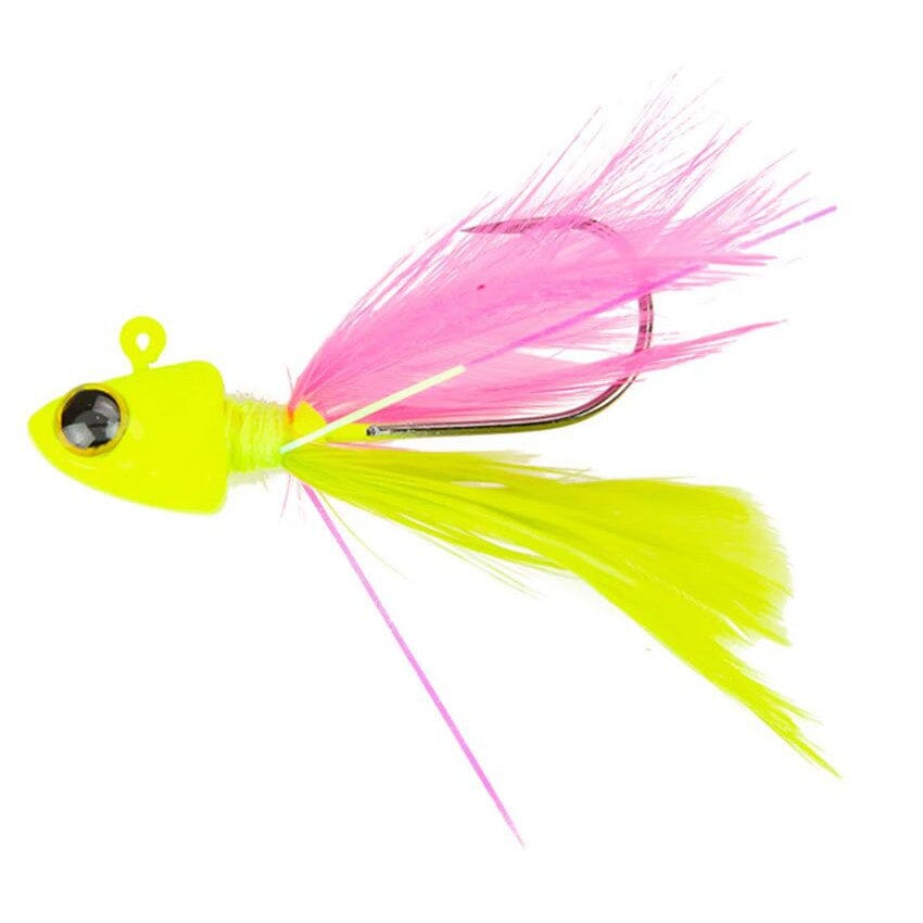 6th Sense Pluck Hair Jig 1/16oz Pro Chicken