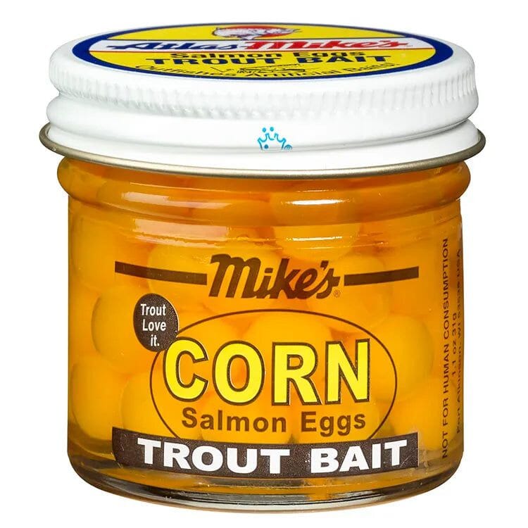 Mike's Corn Salmon Eggs, Trout Bait - 1.6 oz jar