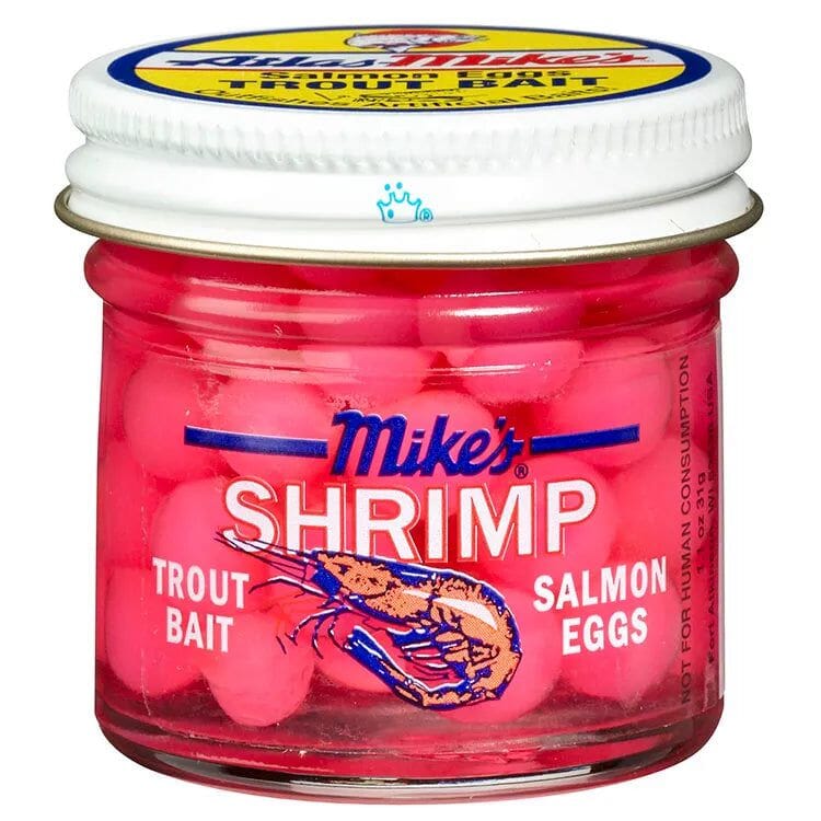Atlas Mike's Pink Shrimp Salmon Egg, Fluorescent Pink - 1.6 oz jar