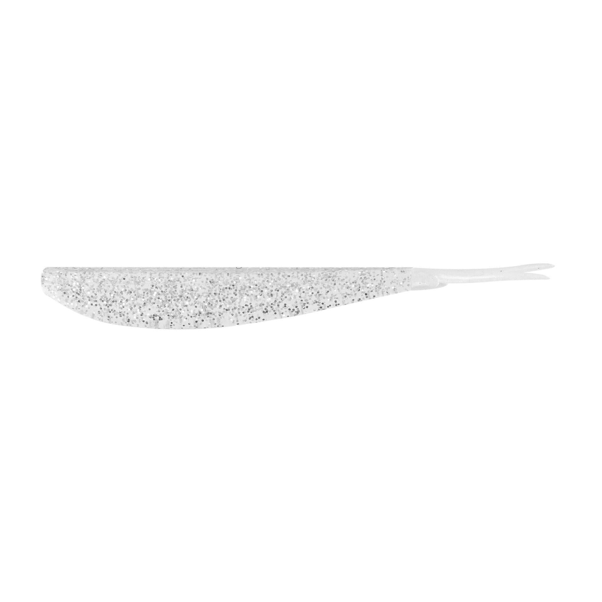Big Bite Baits Slim Minnow Silver Glitter Pearl