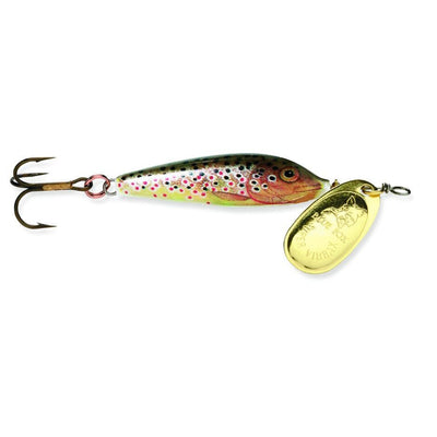 Blue Fox Minnow Spin Brown Trout Gold Blade