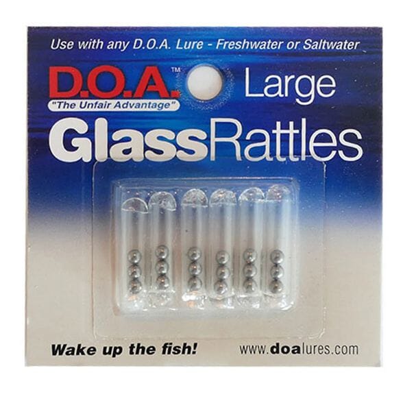 D.O.A Lures Glass Rattles 6pk – Hammonds Fishing