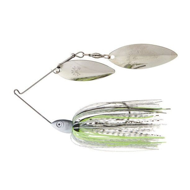 Dirty Jigs Compact Double Willow Spinnerbait 3/8oz / Chartreuse Shad