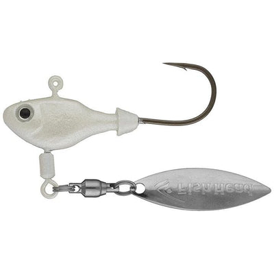 Fish Head Finesse Spin Pearl White