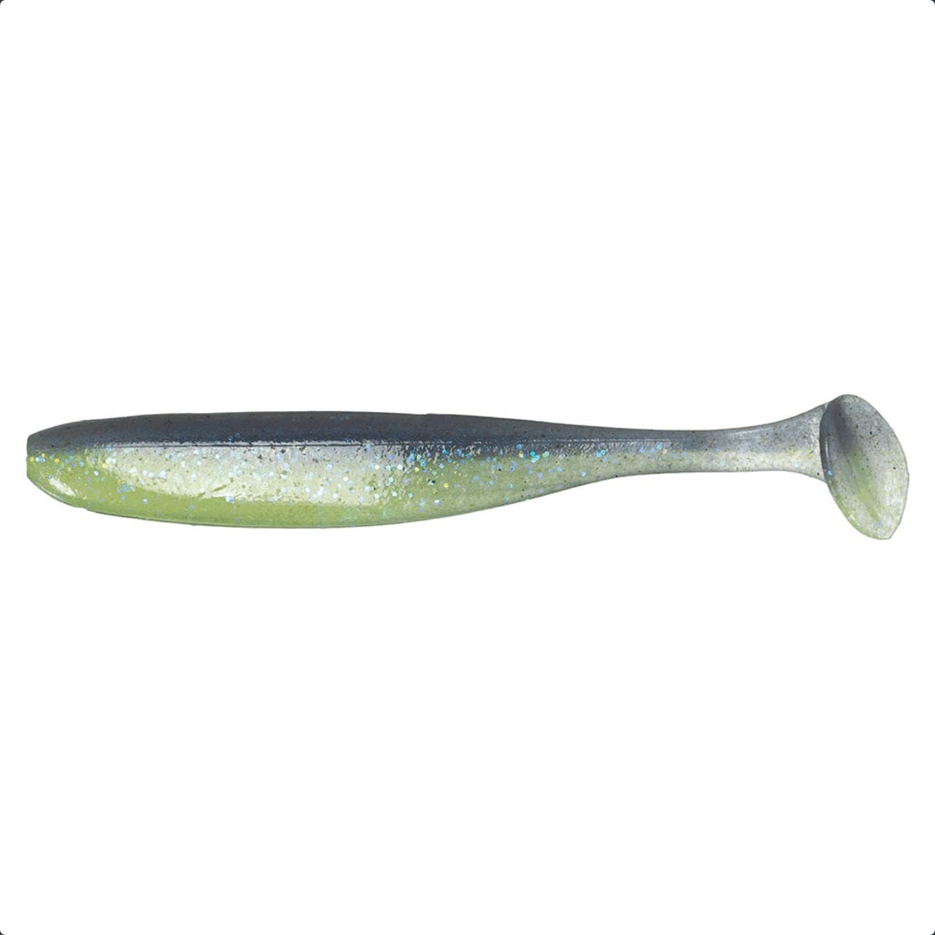 Keitech Easy Shiner Electric Blue-Chartreuse ; 4 in.