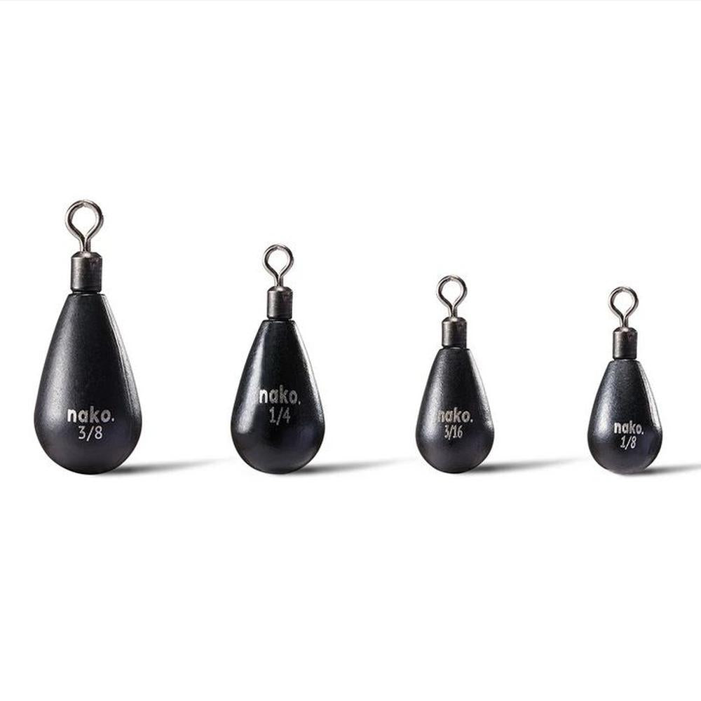 Nako Tungsten Tear Drop Free Rig Weights