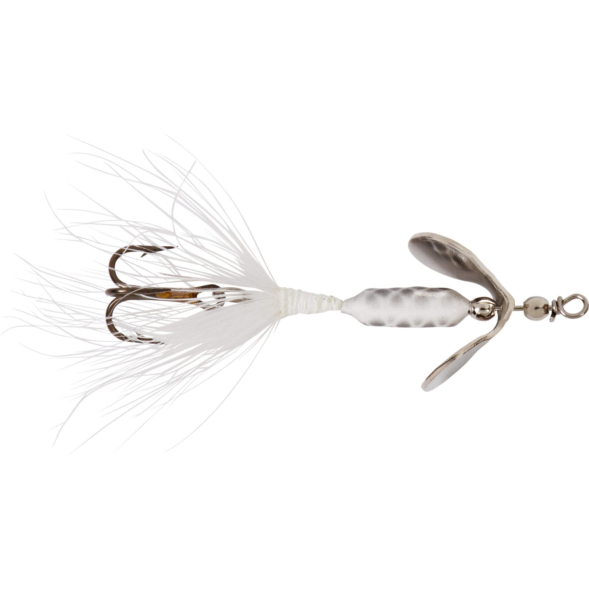 Original Rooster Tail with Treble 1/32oz White – Hammonds Fishing