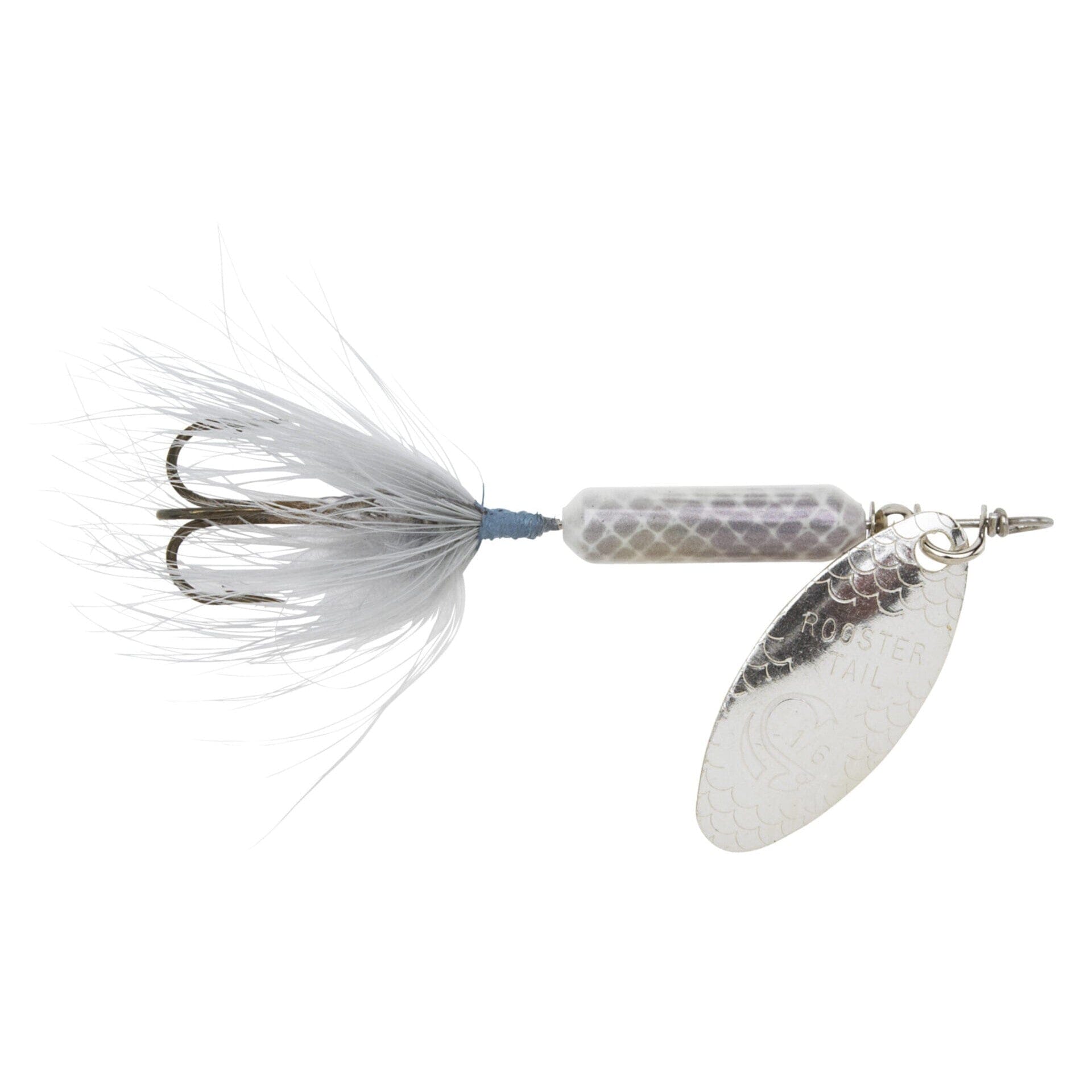 Original Rooster Tail with Treble Gray Minnow – Hammonds Fishing