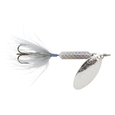Original Rooster Tail with Treble Gray Minnow