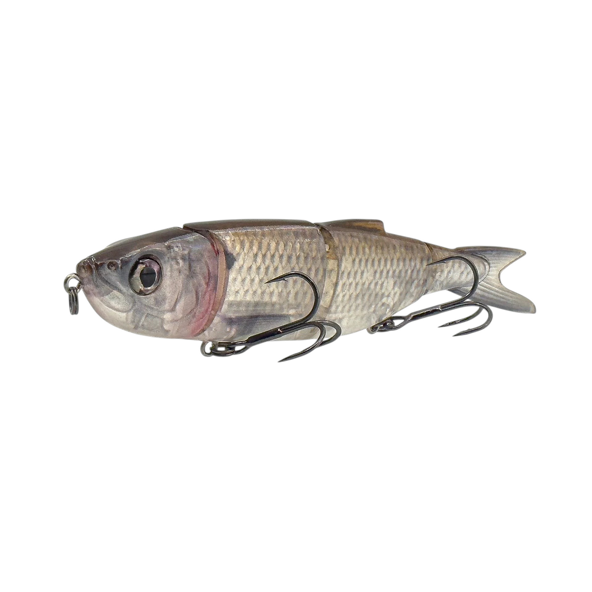 Hammonds Fishing Savage Gear 3D 4Play Herring swimbait with realistic silver scales and two sharp treble hooks.