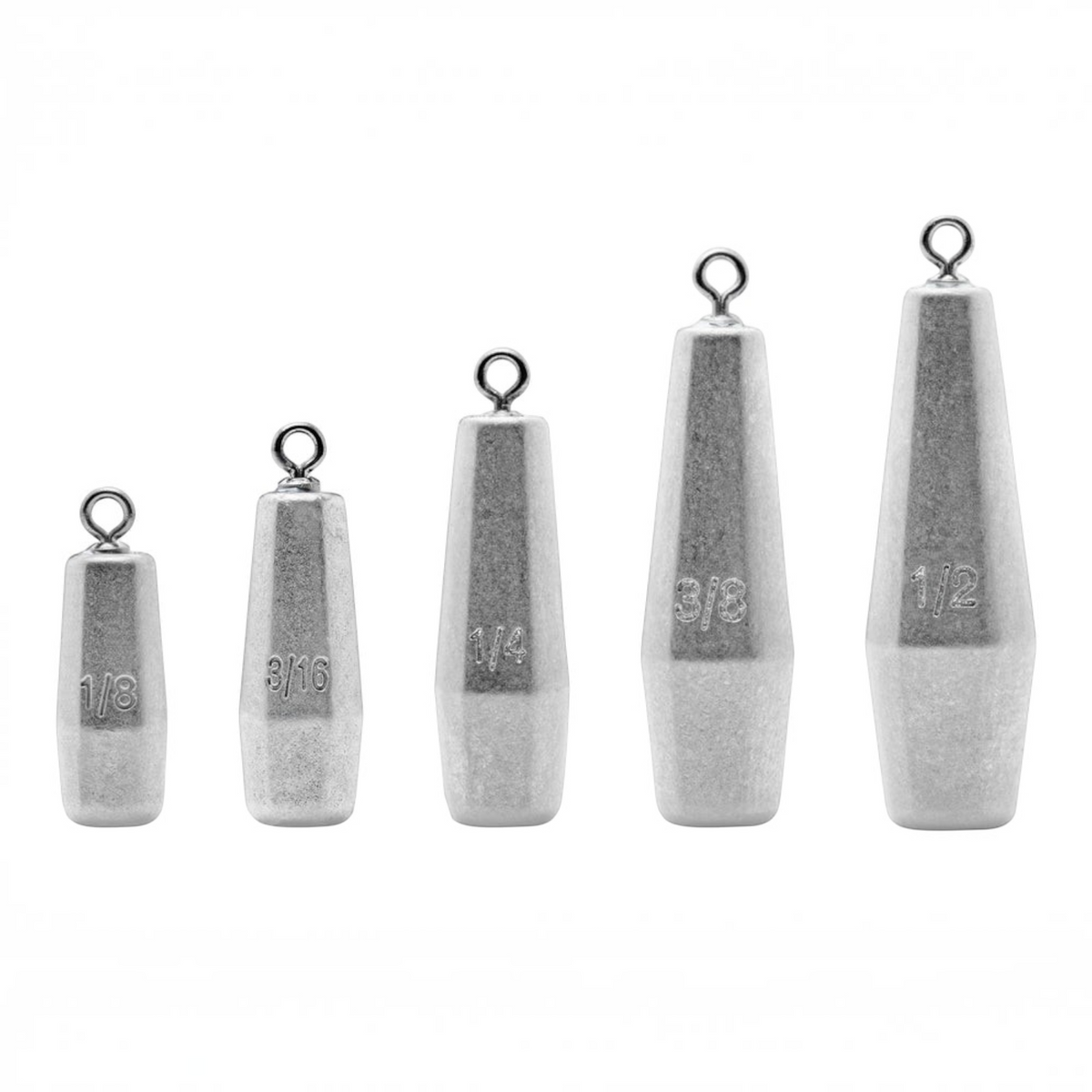 Hammonds Fishing Spro Tungsten Drop Shot Long weights in various sizes with swivel line ties for weedless fishing