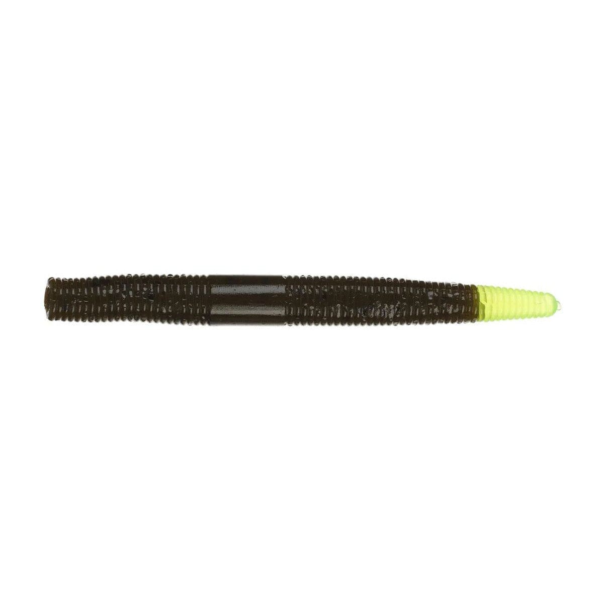 Yum Dinger 5" 8pk Green Pumpkin Chartreuse