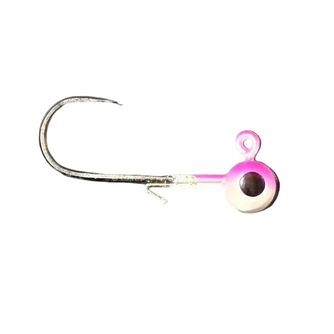 ATX Lure Tungsten Jigheads 1/32 5pk Pink White