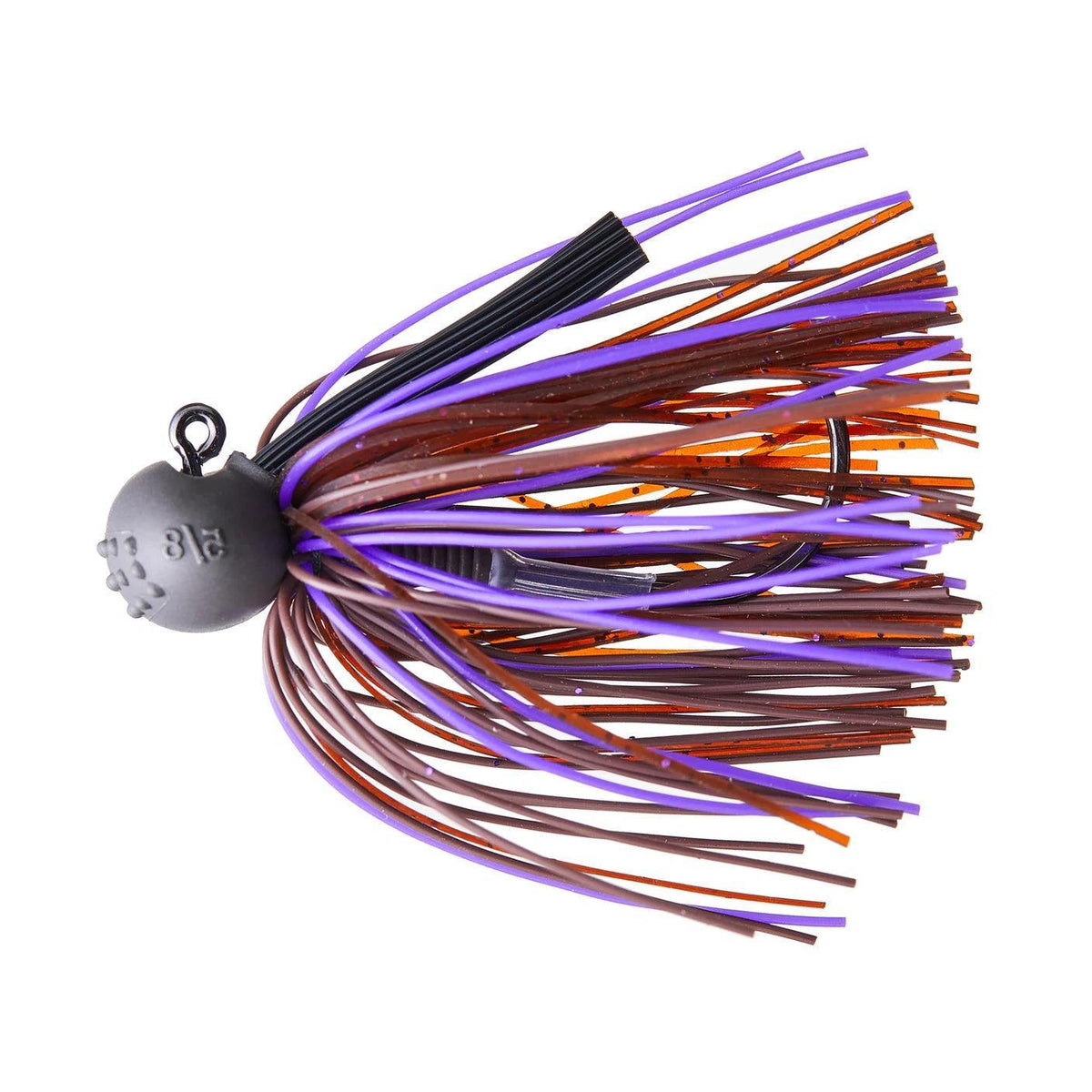 Beast Coast Tungsten Hand-Tied Compound Baby Dozer Jig Stealth PB&J 7/16