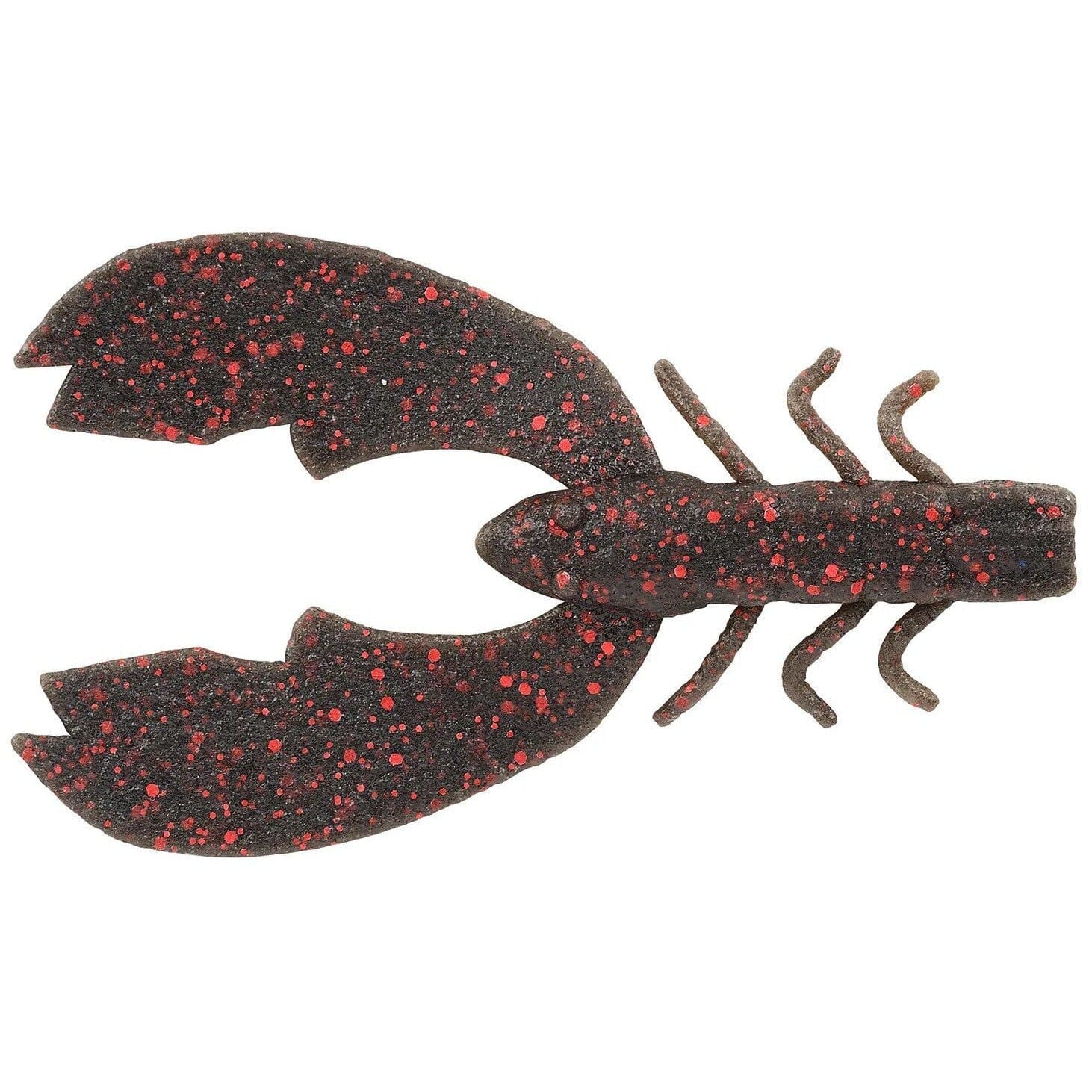 Berkley Powerbait Maxscent Chigger Craw Black Red 3" 8pk