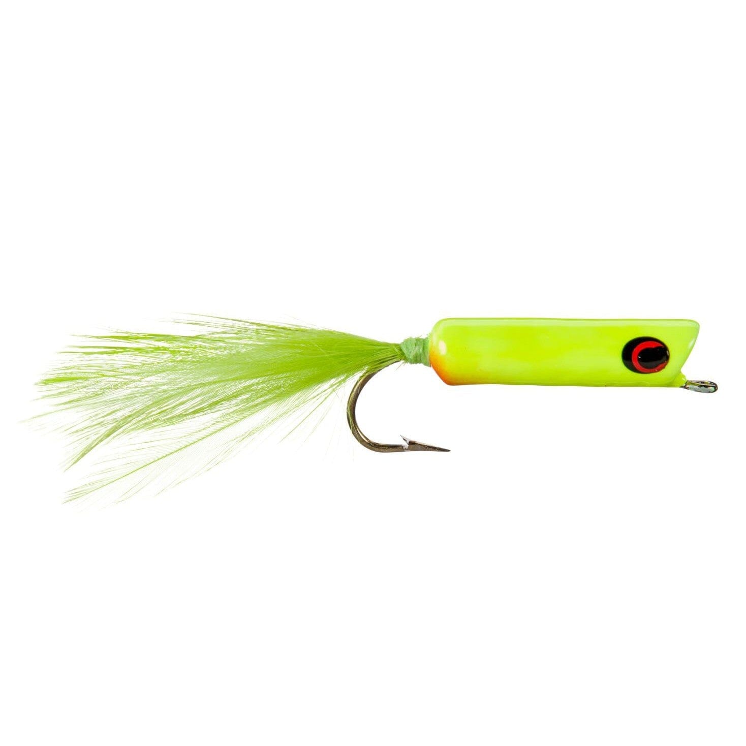 betts ice fishing lures Betts Pop N Stripe Chartreuse