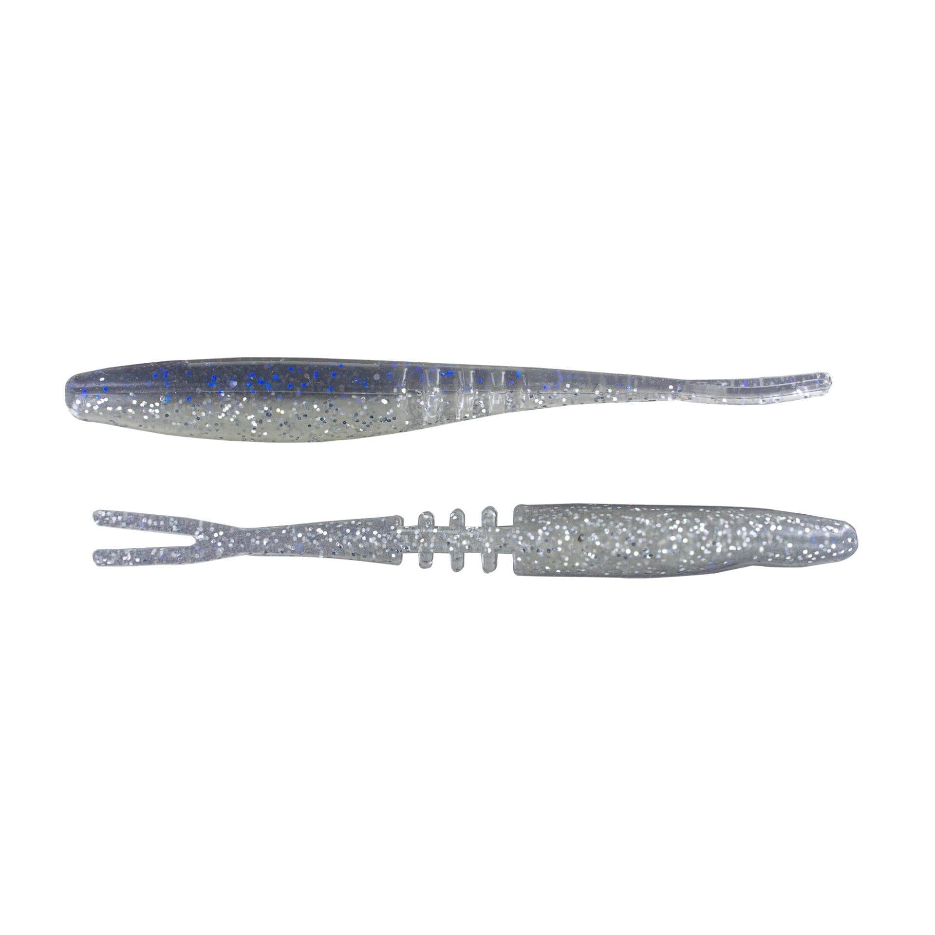 Big Bite Jointed Jerk Minnow Ghost 3.75"