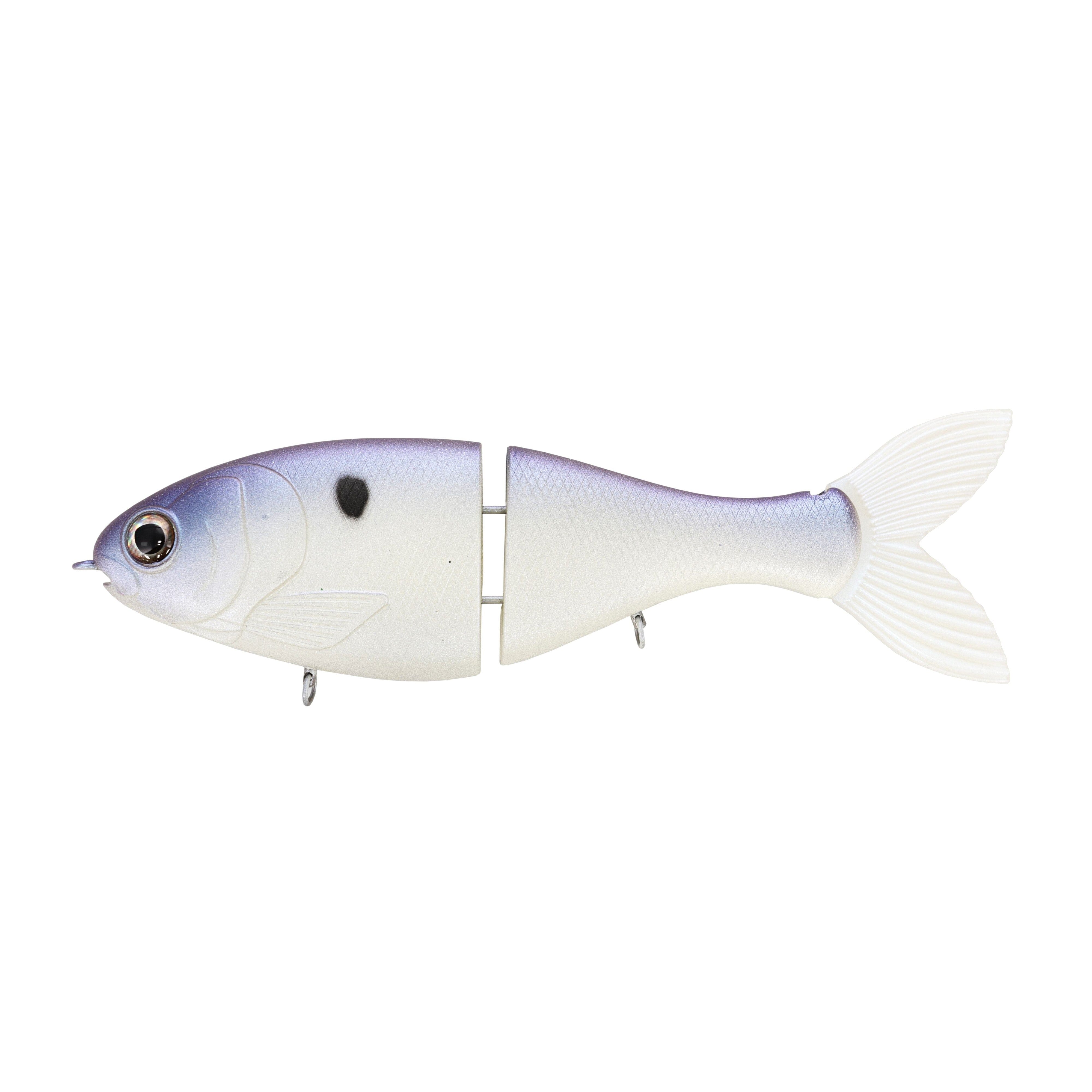 Bucca Brand 6" Trick Shad Glimmer Bone 6"