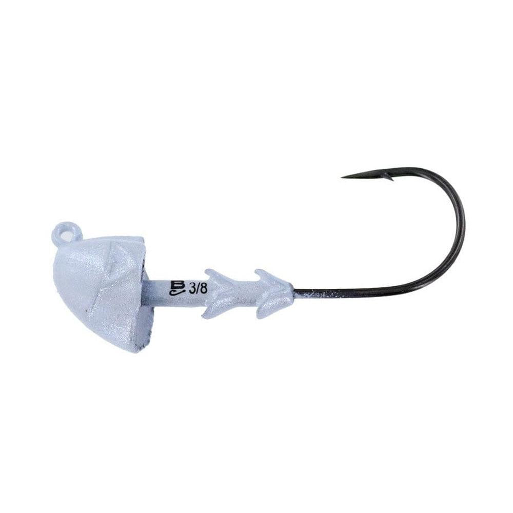 Buckeye Shocker Swimbait Jighead 3pk 1/4 4/0 Pearl