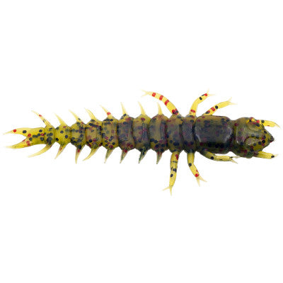 case plastics fishing lures Case Plastics Large Hellgrammites Green Pumpkin; 3 1/4 in