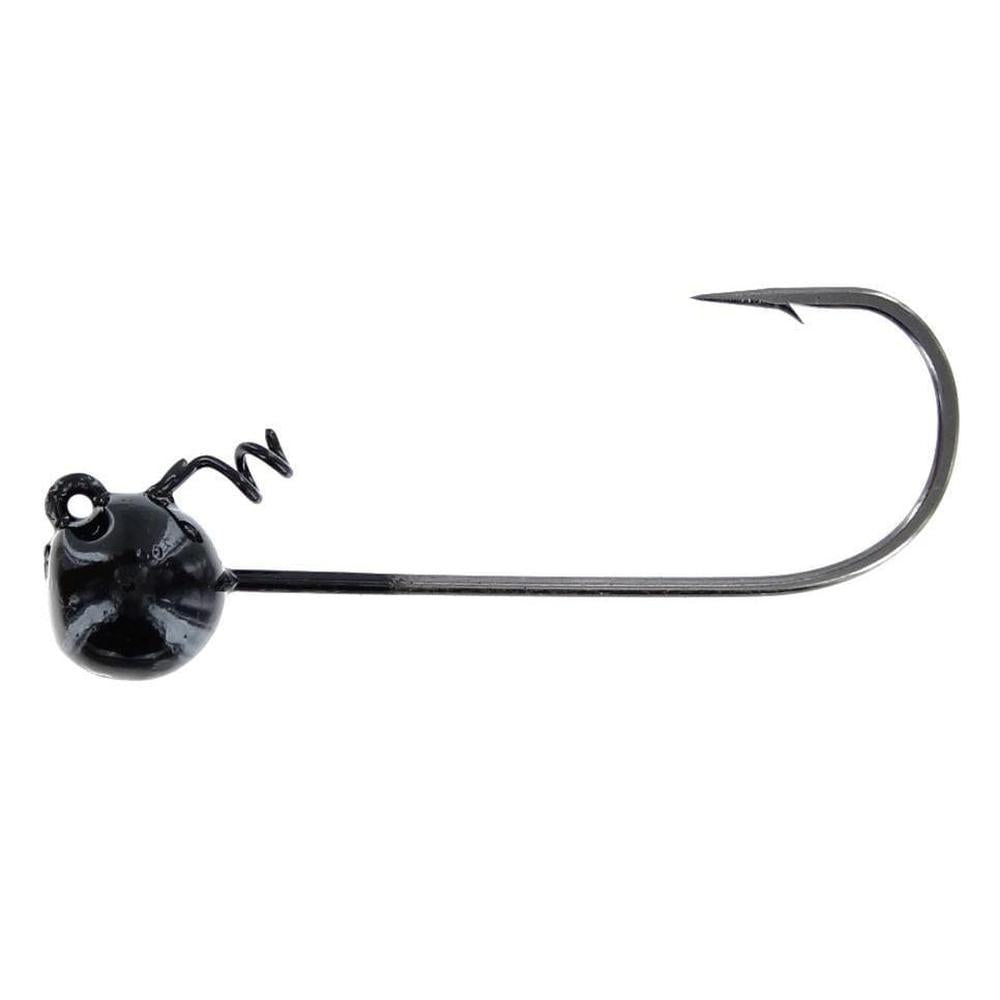 Davis Shaky Head Hbt Screw Lock 4/0 3Pk 1/4 oz Black