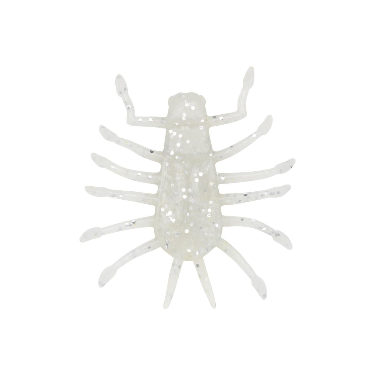 Deps Wigglebug White Silver Flake #130 1.2"