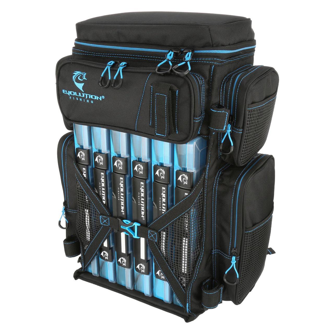 Evolution Fishing Drift Series 3700 Tackle Backback Blue