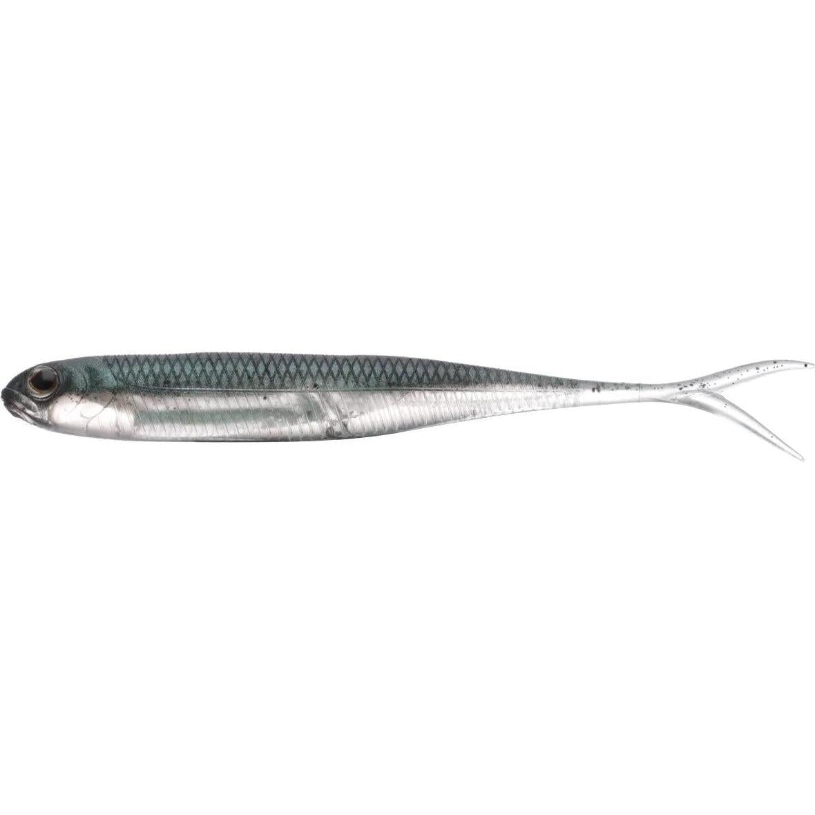 Fish Arrow Flash J Split Tail Neon Green 4" 6pk