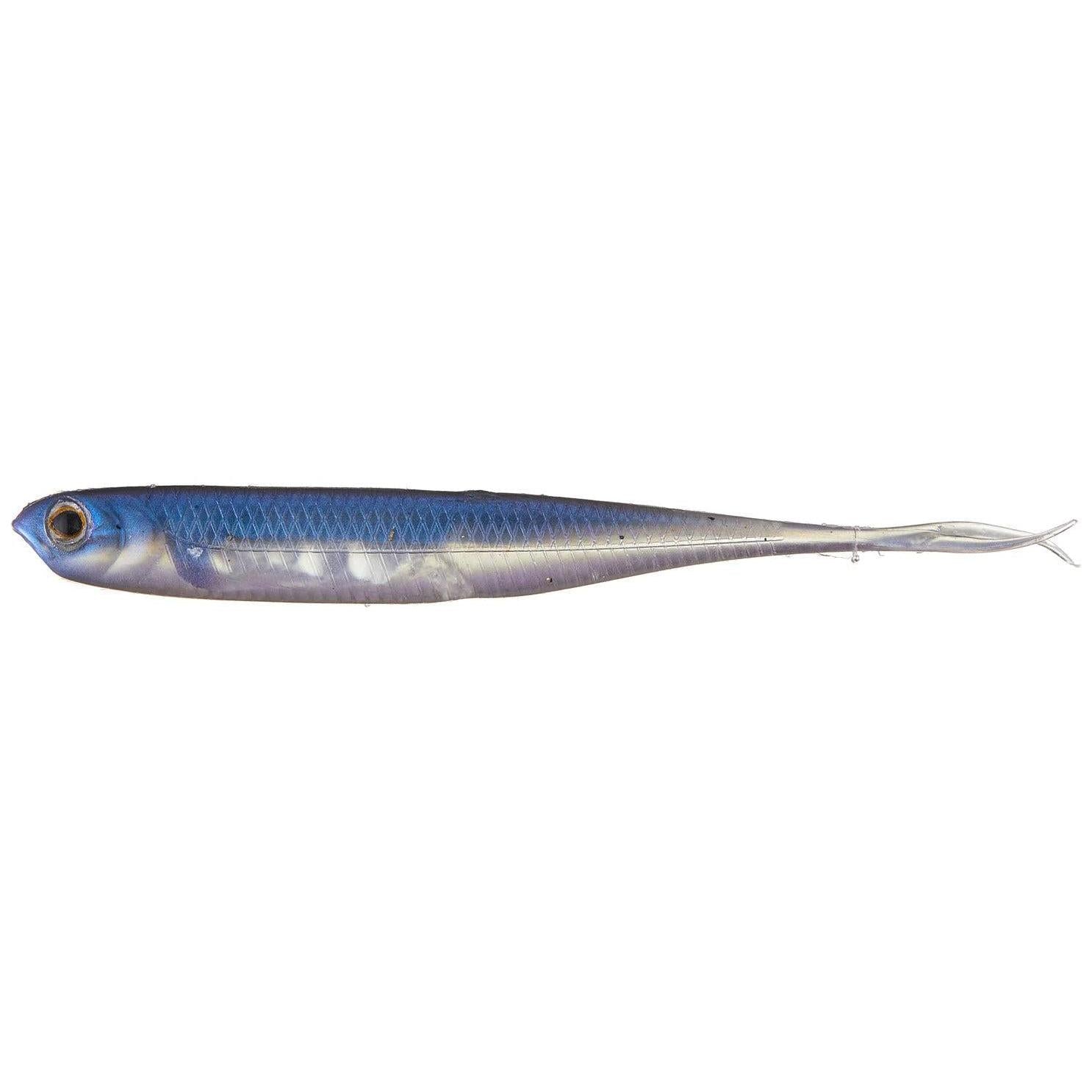 Fish Arrow Flash J Split Tail Pro Blue 4" 6pk