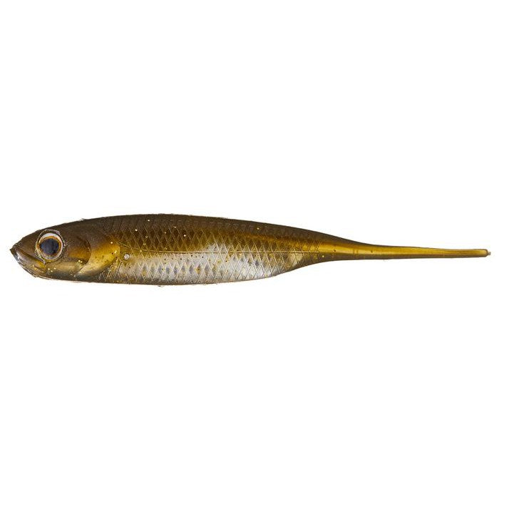 Fish Arrow Flash J Straight Tail Shad Kosan Ayu Silver 4" 6pk