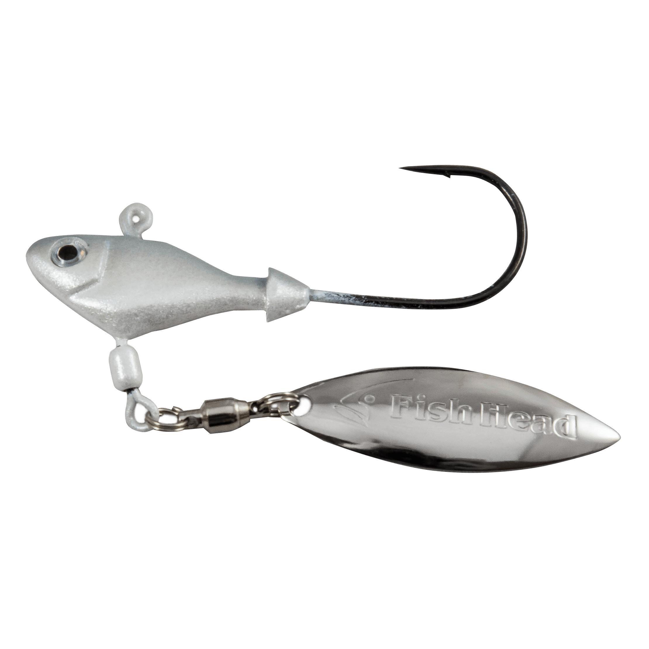 Fish Head Spin Albino 1/2 oz