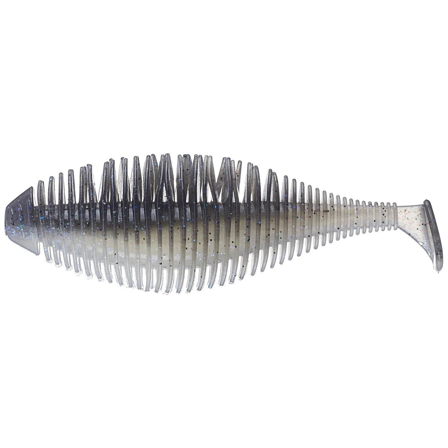 Geecrack Bellows Gill Swimmer Electric Shad 3.2" 5pk