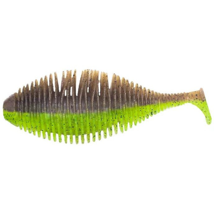 Geecrack Bellows Gill Swimmer Green Pumpkin Chart 3.2" 5pk
