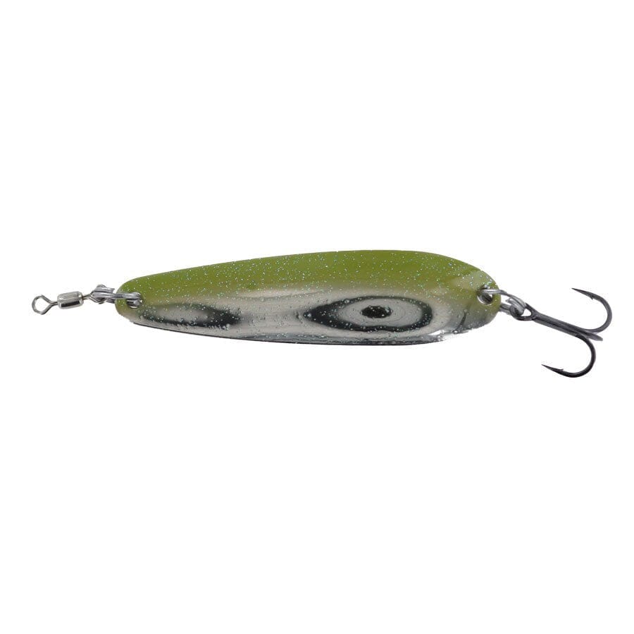 Georgia Balde Flutter Spoon Olive Silver Glitter 3" 1/2oz