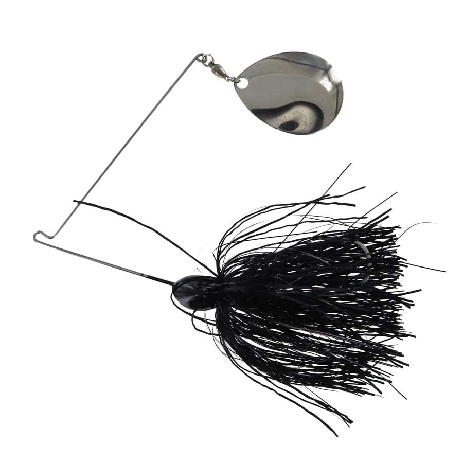 Georgia Blade Night Spinnerbait Lumiflex 1/2 oz Black 1000