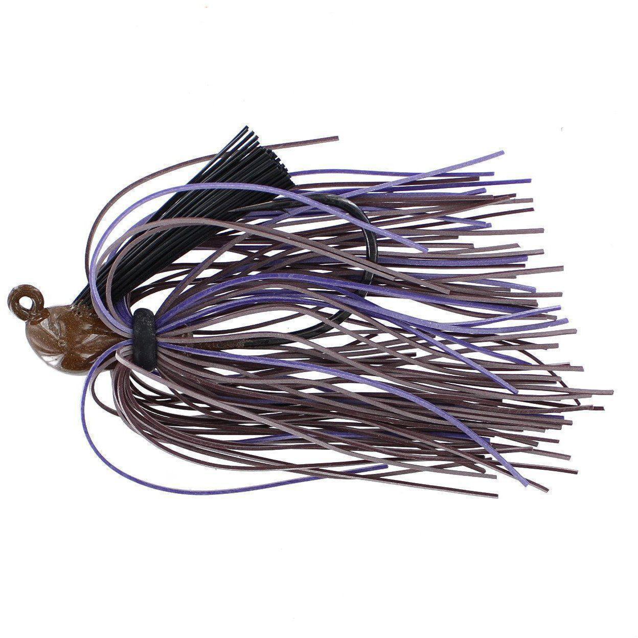 Georgia Jig Brown And Purple Living Rubber 14 1/2 OZ