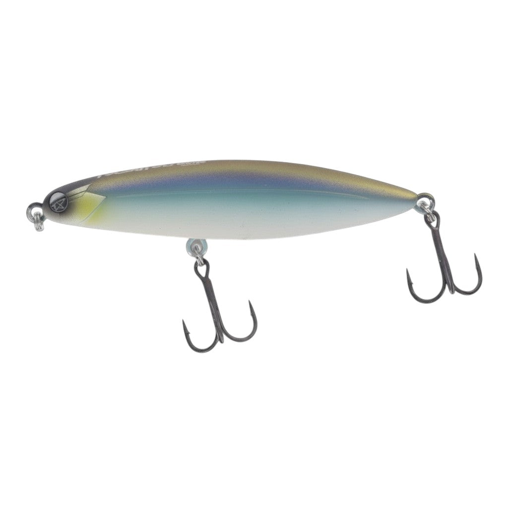 Hammonds Fishing Fish Magnet Tygan 90 floating lure in blue and silver with two treble hooks