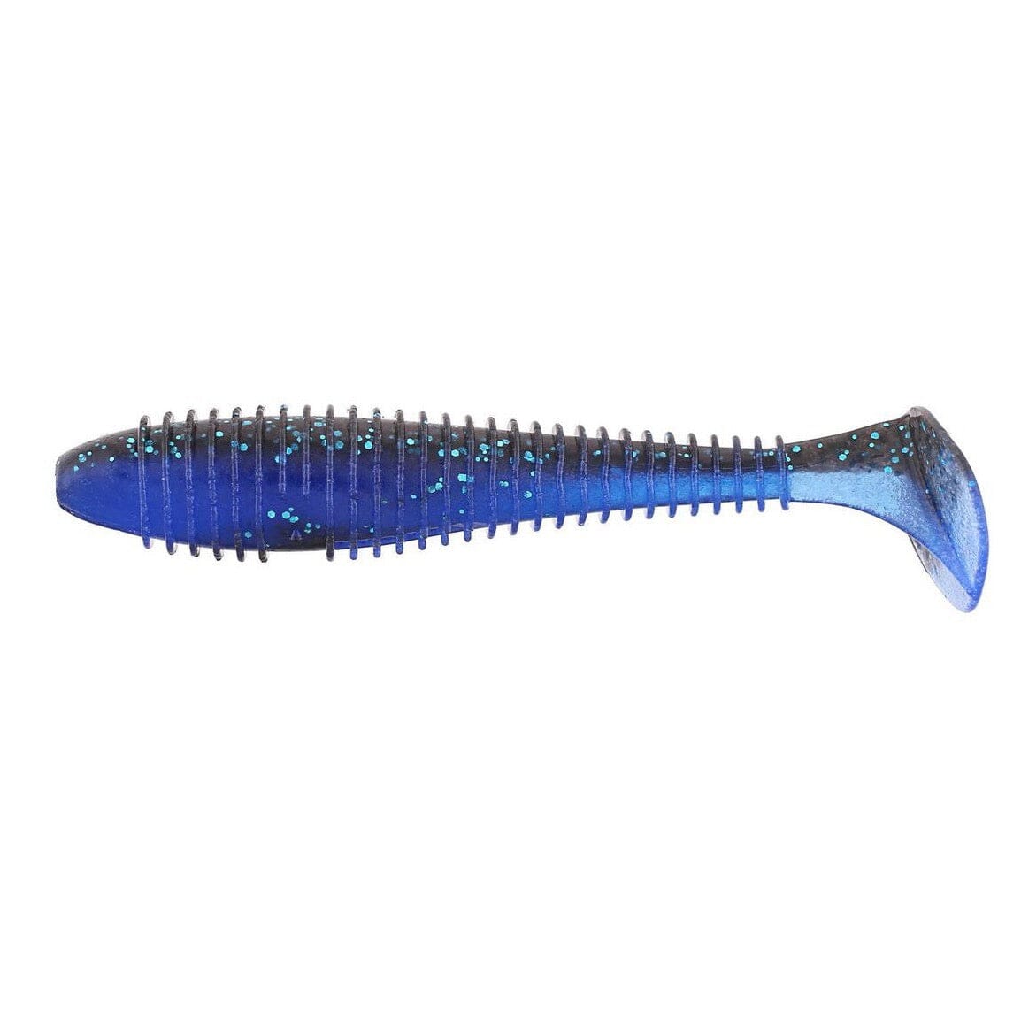 Keitech Fat Swing Impact Black and Blue 3.3
