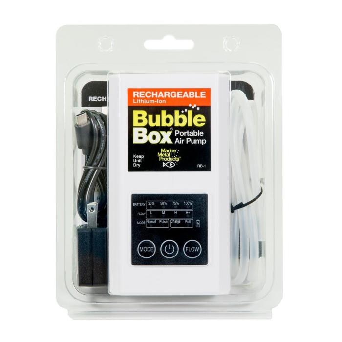 Marine Metal RB-1 Rechargeable Bubble Box Live Bait Aerator