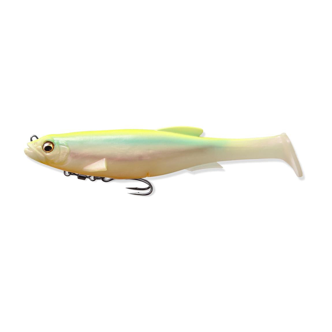 Megabass Magdraft Swimbait 5" Ghost Chart Back
