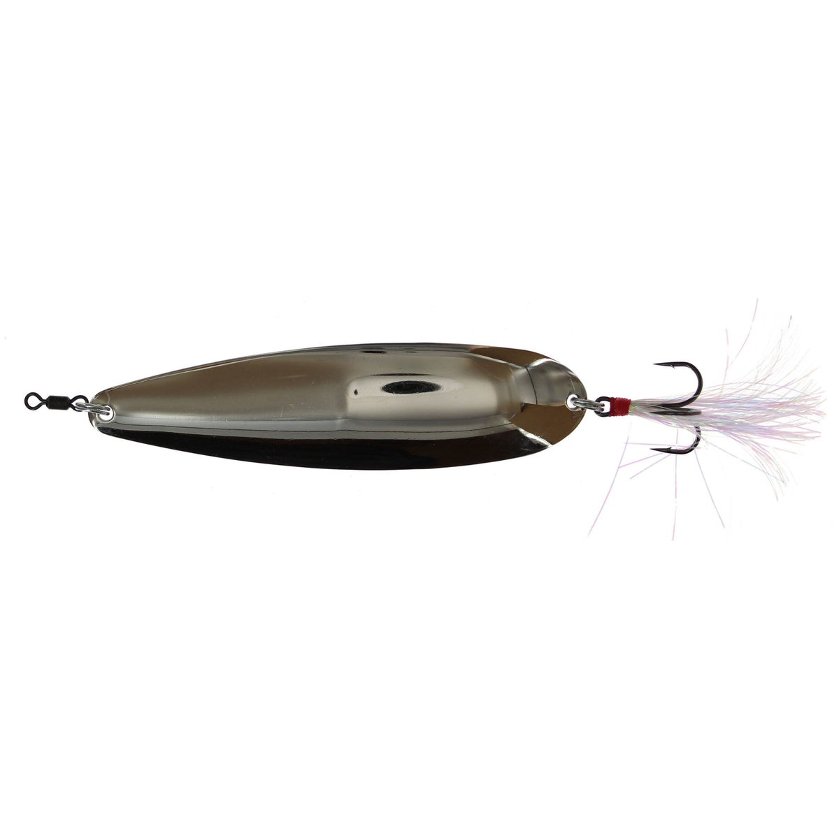 Nichols Lake Fork Flutter Spoon Silver Chrome 3.75" - 3/4oz