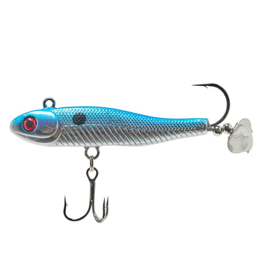 Nories Wrapping Minnow 14g Chrome Blue Back