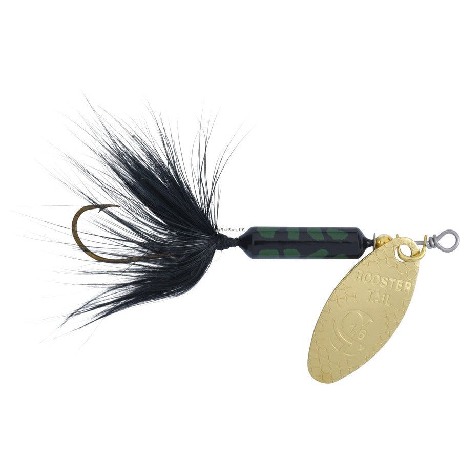 Original Rooster Tail with Single Hook 1/16oz Black Coachdog