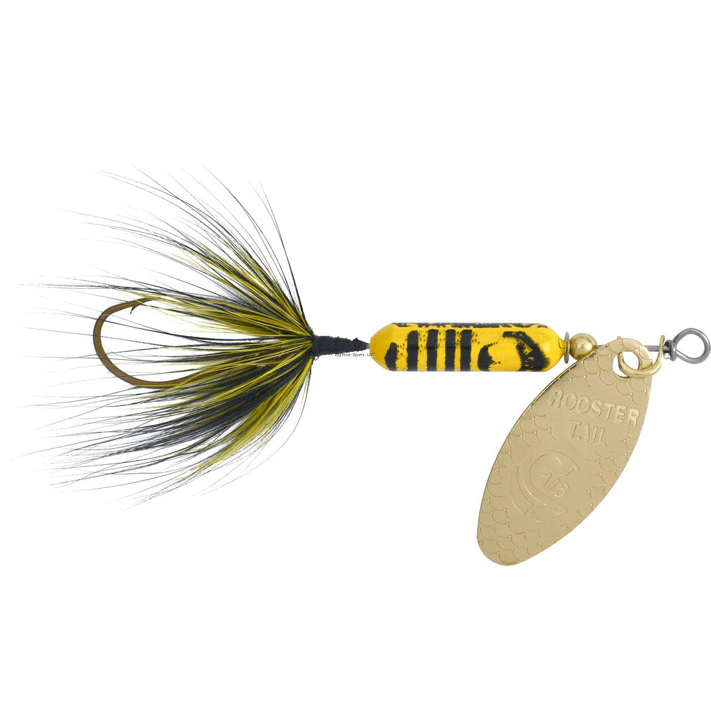 Original Rooster Tail with Single Hook 1/16oz Bumblebee