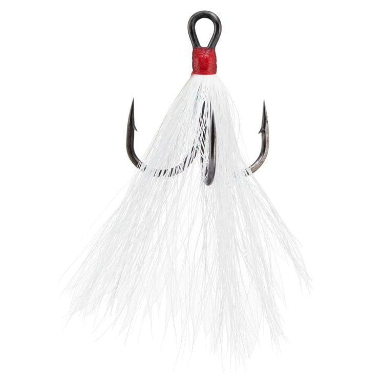 Owner DT-36BC Dress Treble Hook 2 White Flash