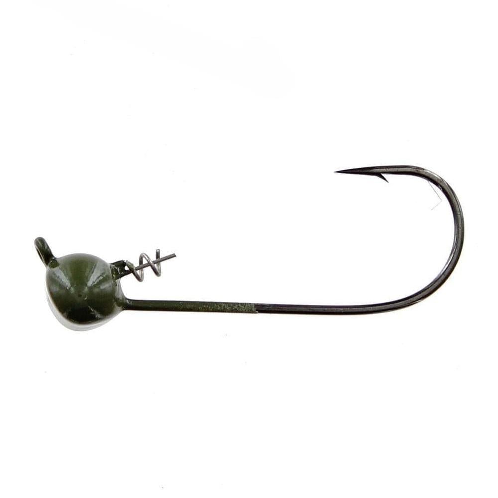 Owner Shaky Ultrahead 4Pk 1/16 oz Green Pumpkin
