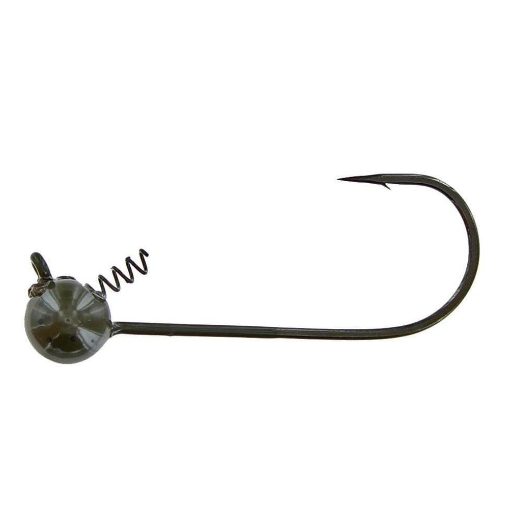 Picasso Shakedown Tungsten Jigheads 3Pk 1/4 oz Green Pumpkin