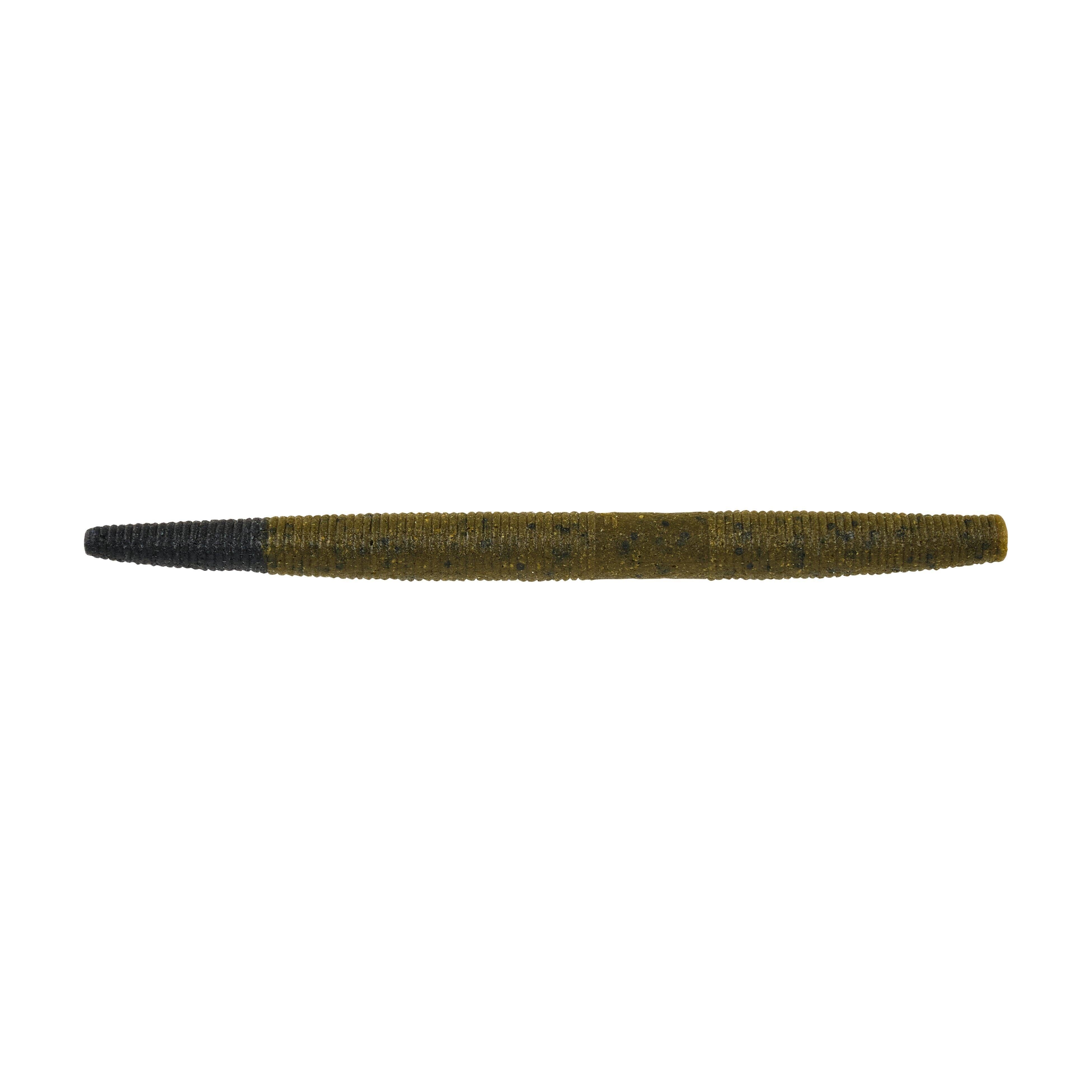 Powerbait Maxscent The General Green Pumpkin Black Tail 5" 8pk