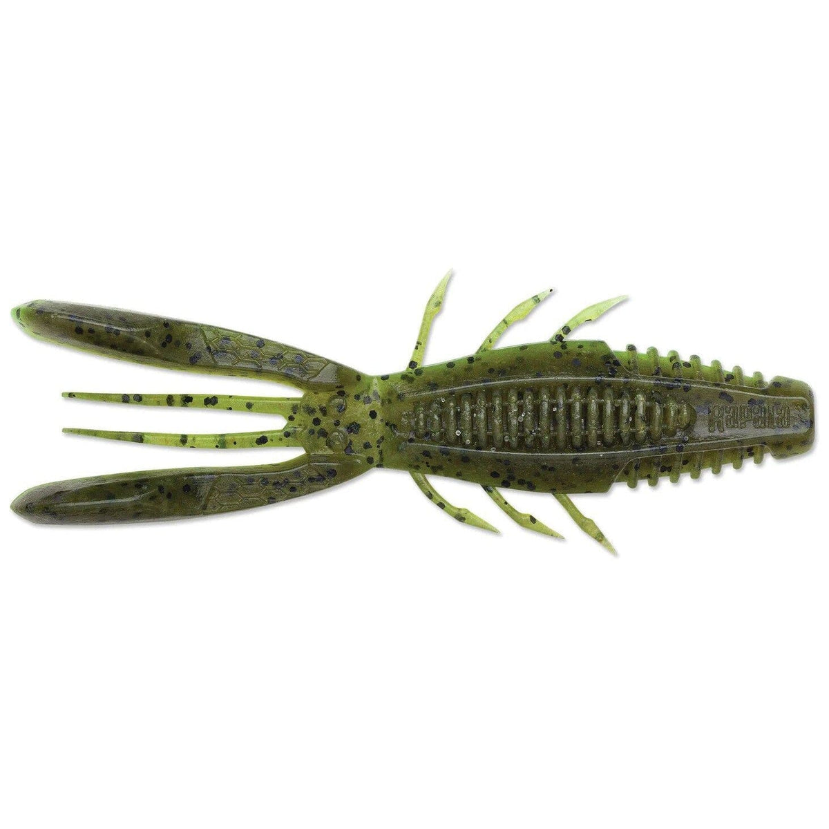 Rapala Crush City 4" Bronco Bug Green Pumpkin Chart. Pepper