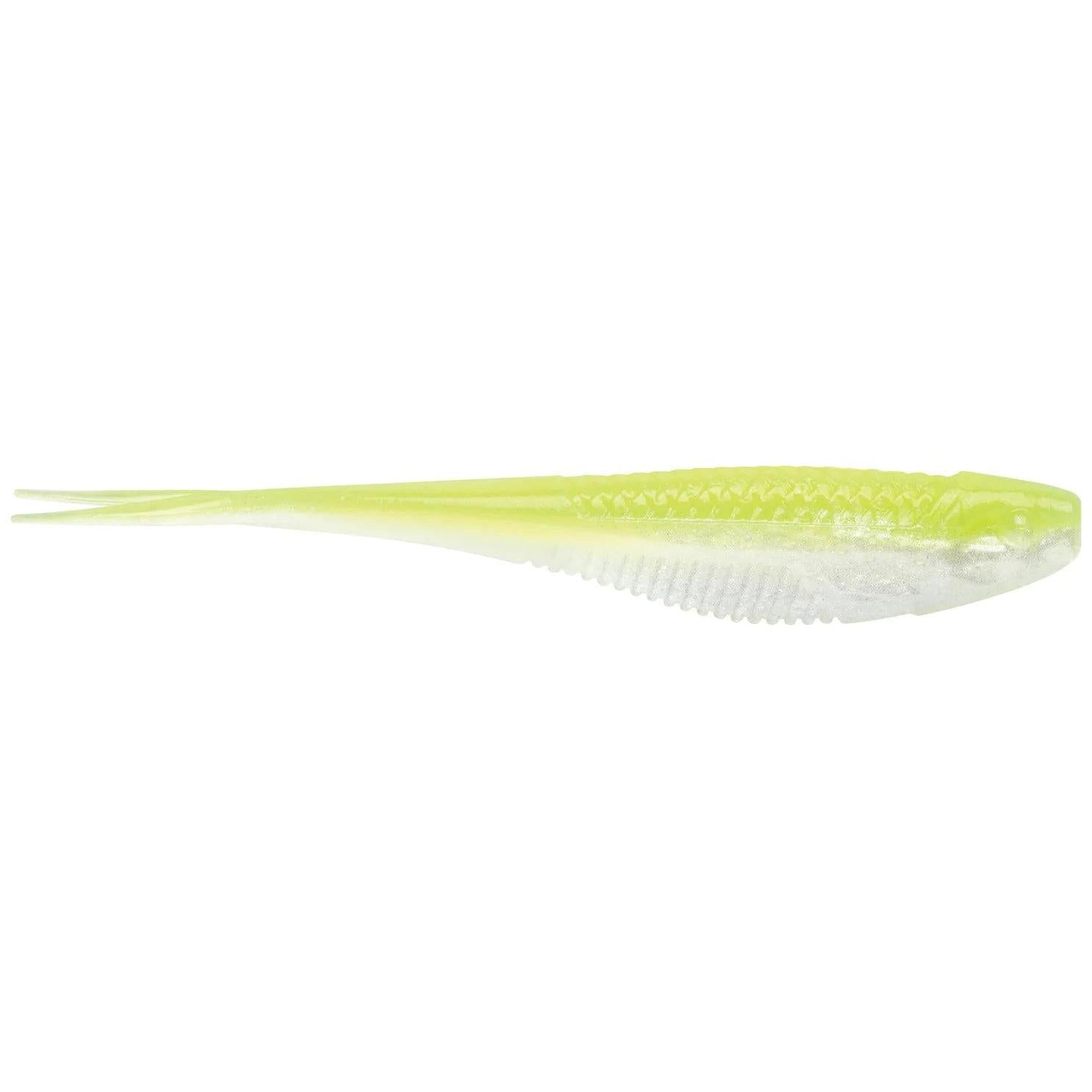 Rapala Crush City The Jerk 3.75" Soft Jerkbait Chartreuse Pearl